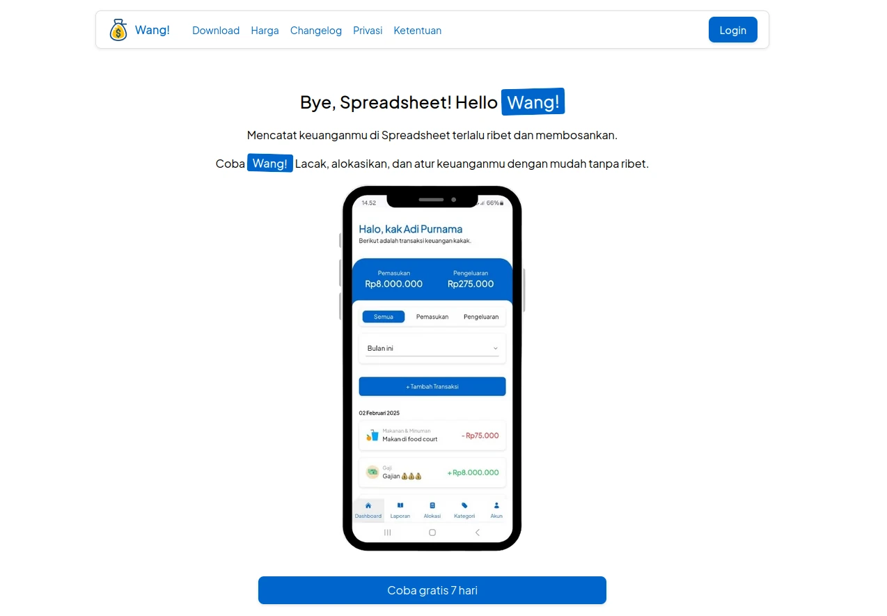 Wang: Personal Financial Tracker